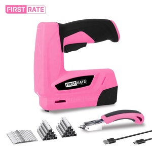 Pistola de grapas eléctrica 2 en 1, clavadora eléctrica con 1000 grapas y clavos, pistola de grapas de 3.6V para tapicería, manualidades, carpintería y bricolaje - Product Image 1