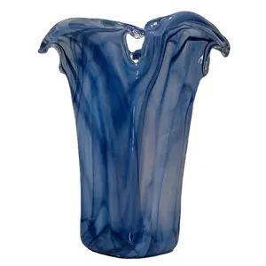 Excellent quality Murano glass vase made in Italy by professional craftsmen unique and eye-catching design in spectacular colors