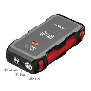 Démarreur de batterie de voiture portable 12V multifonction avec batterie externe et lampe de poche pour un démarrage rapide du véhicule - Product Image 4