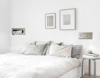 Veilleuses Led encastrées et pivotantes au design nordique moderne, lampes de chevet pour hôtel, lecture, intérieur, étude, maison, éclairage décoratif, lampes murales de nuit