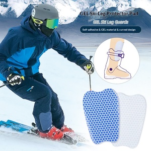 Melenlt Protection de jambe pour bottes de <span class=keywords><strong>ski</strong></span>, coussin en gel auto-adhésif, doux, résistant à l'usure - Product Image 1
