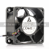 Original Delta 24V 48V DC12V 0.60A EC AC 60X60X25MM 6CM 6025 4 fils PWM contrôle de température haut Volume d'air AFC0612D ventilateur de refroidissement