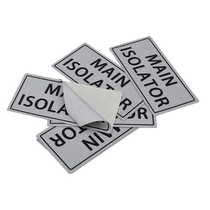 Etichetta di Sicurezza Elettrica Personalizzata per Isolatore Principale - Product Image 3