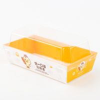 Cajas de Sushi Personalizadas al por Mayor con Tapa Transparente, Contenedores de Alimentos Resistentes, Desechables y Antigrasa, Hechos en China