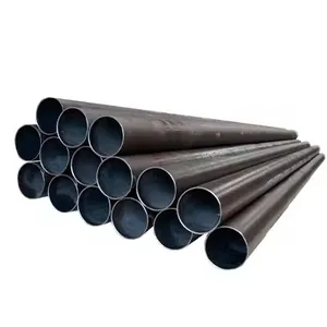 API 5L büyük çaplı Spiral çelik boru ASTM A252 SSAW karbon çelik boru ERW kaynaklı siyah yuvarlak çelik boru
