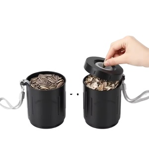 Sunflower <b>Seed</b> Spit Cup with <b>Seed</b> <b>Storage</b> Disposal 3D Printed Portable Pistachios Snack Nut Bowl Cup for In-Car Road Trip - Product Image 1