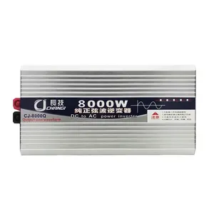 Onduleur à onde sinusoïdale Pure 6000W 6KW 220V 12V 24V 48V 60V convertisseur de puissance à onde sinusoïdale Pure dc à ac onduleur solaire