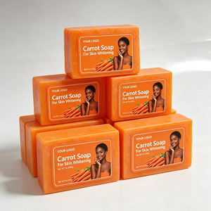 Carrot <b>Soap</b> For Melanin Skin Private Label 200g <b>Soap</b> Bars Low MOQ Hyperpigmentation <b>Soap</b> For Dark Spots - Product Image 5
