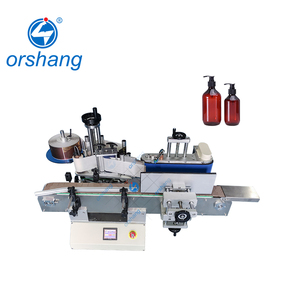 Orshang Máy tính để bàn tự động chai tròn Máy dán nhãn cho chai PET tròn vuông phẳng Máy dán nhãn chai - Product Image 1