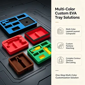 Bandeja de Espuma EVA Multicolor Personalizada, Ligera, de Grado Médico, para Amortiguación en Cajas de Embalaje de Dispositivos - Product Image 5