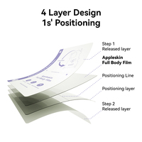 Protection d'écran en hydrogel TPU de qualité supérieure, mate, 120x180mm, 3D/2.5D, ultra-fine, imperméable, couverture intégrale, anti-huile, anti-rayures
