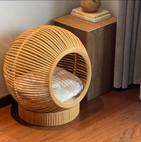 Sarang Kucing Villa Grosir Anyaman Rotan Bambu Empat Musim Gaya Klasik Universal Ruang Tamu Kamar Tidur Ramah Lingkungan