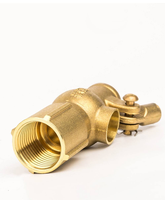 Vanne à flotteur à filetage femelle DN25-DN100 à petit orifice en laiton, contrôleur de niveau d'eau hydraulique à interrupteur automatique