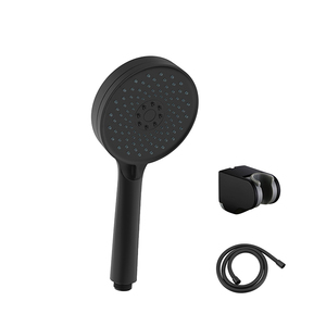 Cabezal de ducha de mano de masaje con 5 funciones de modos de alta presión en línea Baño ducha de mano de lluvia de níquel completo con WARS ACS CE - Product Image 3