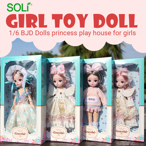 Muñeca <span class=keywords><strong>de</strong></span> Juguete para <span class=keywords><strong>Niñas</strong></span>, Muñecas BJD 1/6, Casa <span class=keywords><strong>de</strong></span> Juegos <span class=keywords><strong>de</strong></span> <span class=keywords><strong>Princesas</strong></span> para <span class=keywords><strong>Niñas</strong></span>, Muñecas Articuladas <span class=keywords><strong>de</strong></span> 30 CM con Conjuntos Completos - Product Image 2