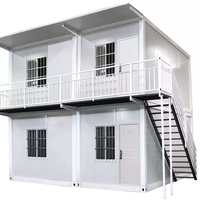 Unité Modulaire Préfabriquée de Qualité Supérieure avec Salle de Bain Privée, Esthétique Moderne, pour Bâtiment de Bureau, Chambre d'Hôtel, Maison Sandwich