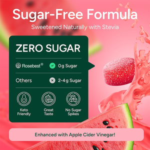 Rosebest – Complément de perte de poids sans sucre à la berbérine de qualité supérieure avec chardon-Marie, cannelle et vinaigre de cidre pour stimuler le métabolisme - Product Image 6