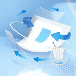 Serviettes d'incontinence pour adultes super absorbantes avec surface à séchage rapide, biodégradables - Product Image 2