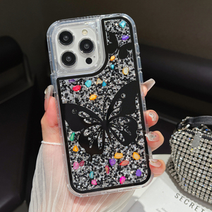 Coque de téléphone portable à motif diamant papillon <span class=keywords><strong>3</strong></span> en 1 de haute qualité pour Redmi 13 13C Note13 4G - Product Image 3