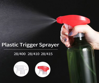 Potente rociador de gatillo con 28/400 28/410 28/415 para productos químicos agrícolas de agua bomba manual tapas/tapas de plástico