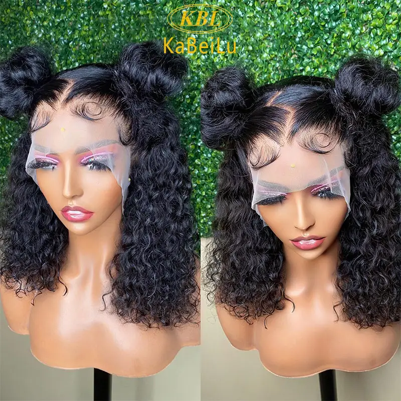 Brazilian hair hd lace frontal wig,natural human hair wig for black women,KBL pre pluck blonde human hair lace front wig vendor