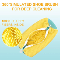 Sac de lavage durable en polyester résistant à la déchirure avec fermeture à glissière cachée Sac à linge pour baskets et chaussures de nettoyage en profondeur