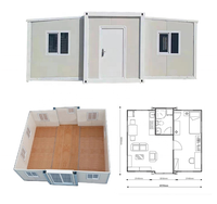 Maison en conteneur d'expédition de luxe Maison en conteneur de 40 pieds Appartement extensible Maison préfabriquée en conteneur