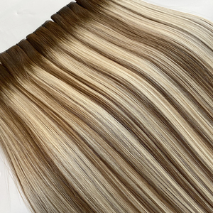 Producto estrella 2026 Genius Wefts Cabello humano virgen sin costuras, suave y liso, doblemente estirado, cutículas alineadas, ligero, Genius Weft - Product Image 1