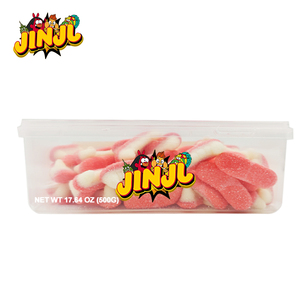 Factory Wholesale Boxed Christmas &amp; Halloween Sour-<strong>Sweet</strong> Mixed Fruit Flavors with <strong>Sugar</strong> Green Ring Gummy Candy EN71 Certified - Product Image 3