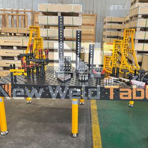 طاولة لحام قوية ثلاثية الأبعاد من الحديد الزهر ، جميع الملحقات الجديدة بما في ذلك المشابك ، كفاءة عمل معززة لمحطات اللحام - Product Image 1