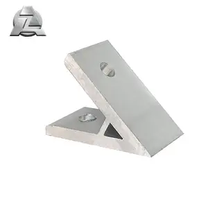 Prix usine en aluminium t fente profilé ZJD-6140 d'angle de 45 degrés angle support