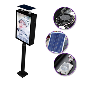 Thiết Kế Mới Đường Phố Năng Lượng Mặt Trời Poster Dẫn Ánh Sáng Quảng Cáo Cực Dẫn Hộp Ánh Sáng Ngoài Trời Luminous Quảng Cáo Đèn Hiển Thị Biển Quảng Cáo - Product Image 5