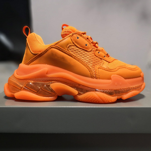 2026 Chaussures de sport de luxe en cuir de créateur haut de gamme, à triple bande, tendance et décontractées, pour la marche - Product Image 6