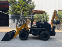 2025 nouvelle livraison gratuite Mini 4x4 pelle rétrocaveuse petits chargeurs 3.5Ton CE certifié chargeuse-pelleteuse pour l'excavation