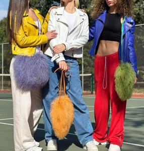 Sac à bandoulière en laine Y2k Viviblook Z1231BG01, sac en fourrure de laine pour la plage, sac à bandoulière en fourrure de laine pour femme - Product Image 1