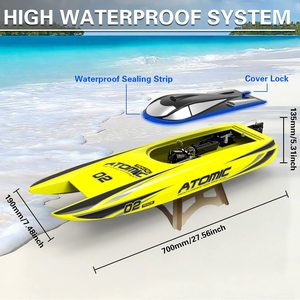 Volantexrc Atomic 45mph tốc độ cao không chổi than điều khiển từ xa RC thuyền cho người lớn (792) RTR - Product Image 3