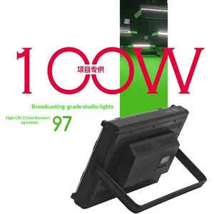 Lumière de studio photo professionnelle pour photographe, 100W, 3200K, 5600K, panneau LED silencieux pour audio et vidéo - Product Image 2