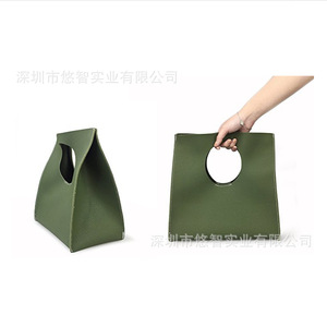 Simple PU leather tote bag, tablet <b>case</b> storage bag, document bag storage bag - Product Image 3