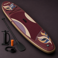 Planche à pagaie gonflable stable avec tapis antidérapant et kit complet pour les vacances à la plage, les excursions en lac et le plaisir en famille