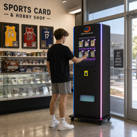Distributeur automatique de cartes à collectionner populaire aux États-Unis avec API SDK, écran tactile 32 pouces, paiement multi-mode et cartes à code IP