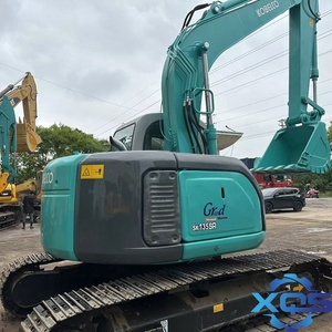 รถขุดตีนตะขาบ Kobelco Sk135SR มือสอง น้ำหนัก 13.5 ตัน เครื่องยนต์ Isuzu ระบบไฮดรอลิก PLC เกียร์ปั๊มไฮดรอลิก รุ่นปี 2021 - Product Image 5