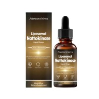Gouttes liquides de Nattokinase liposomale, formule 9 en 1, 60 ml, soutient la santé cardiaque et la circulation, étiquette privée personnalisée disponible