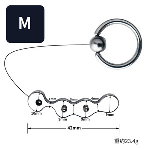 Masajeador de próstata de Metal FRRK con bolas de acero para juego de glúteos estimular el placer <span class=keywords><strong>Sexual</strong></span> juguetes sexuales cuentas masculinas tapón Anal - Product Image 5