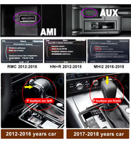 10.25/12.5 "Android 13 Qualcomm écran tactile LCD pour Audi A6 A7 C7 2012-2018 contrôleur de système de divertissement de Navigation GPS