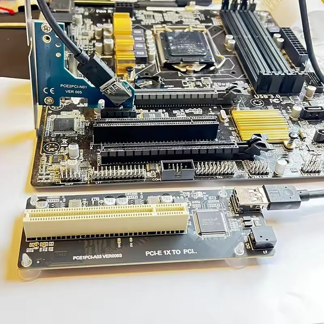 PCIe to PCI Adapter PCI Express x1 to PCI Converte Card for Desktop External Capture Card Sound Card Expansion