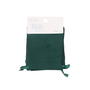 Borsa in Velluto Ilan 9x12 Cm Verde Scuro Confezione da 2 - Product Image 1