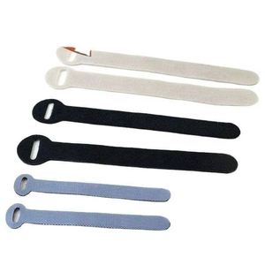 Cable Tie Nylon <b>Hook</b> and Loop Strap Cable Tie Cinch Strap Buckle Velcroes Custom Nylon Fastener Velcroes - Product Image 2
