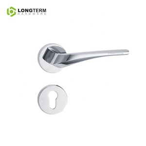 Tay nắm cửa gỗ trang trí kiểu hiện đại, khóa âm, tay nắm bằng hợp kim kẽm màu đen, kiểu tròn, dành cho cửa nội thất - Product Image 5