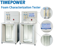 Testeur de caractéristiques de la mousse TIMEPOWER, contrôlé par microprocesseur et doté d'un écran LCD, conforme aux normes ASTM et ISO