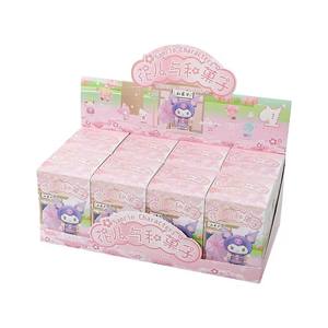 Figura <span class=keywords><strong>Original</strong></span> de Anime Saniro <span class=keywords><strong>Kuromi</strong></span> My Mel Ody Cinnamoroll, modelo de flor y serie Wagashi, juguetes para niñas, regalo - Product Image 1